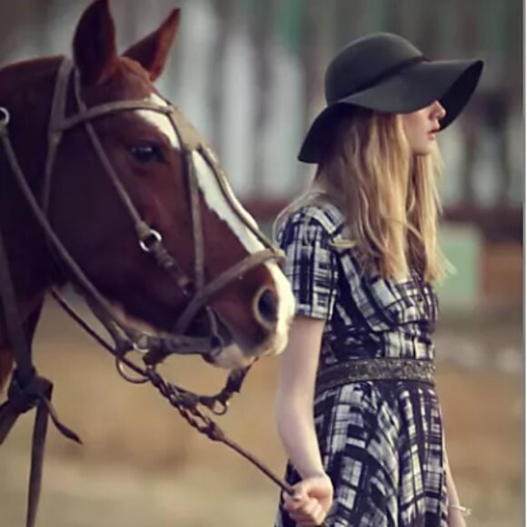 Corey Lynn Calter Painted Plaid Dress Handkerchief Hem - Anthropologie sz 2 - Picture 14 of 14